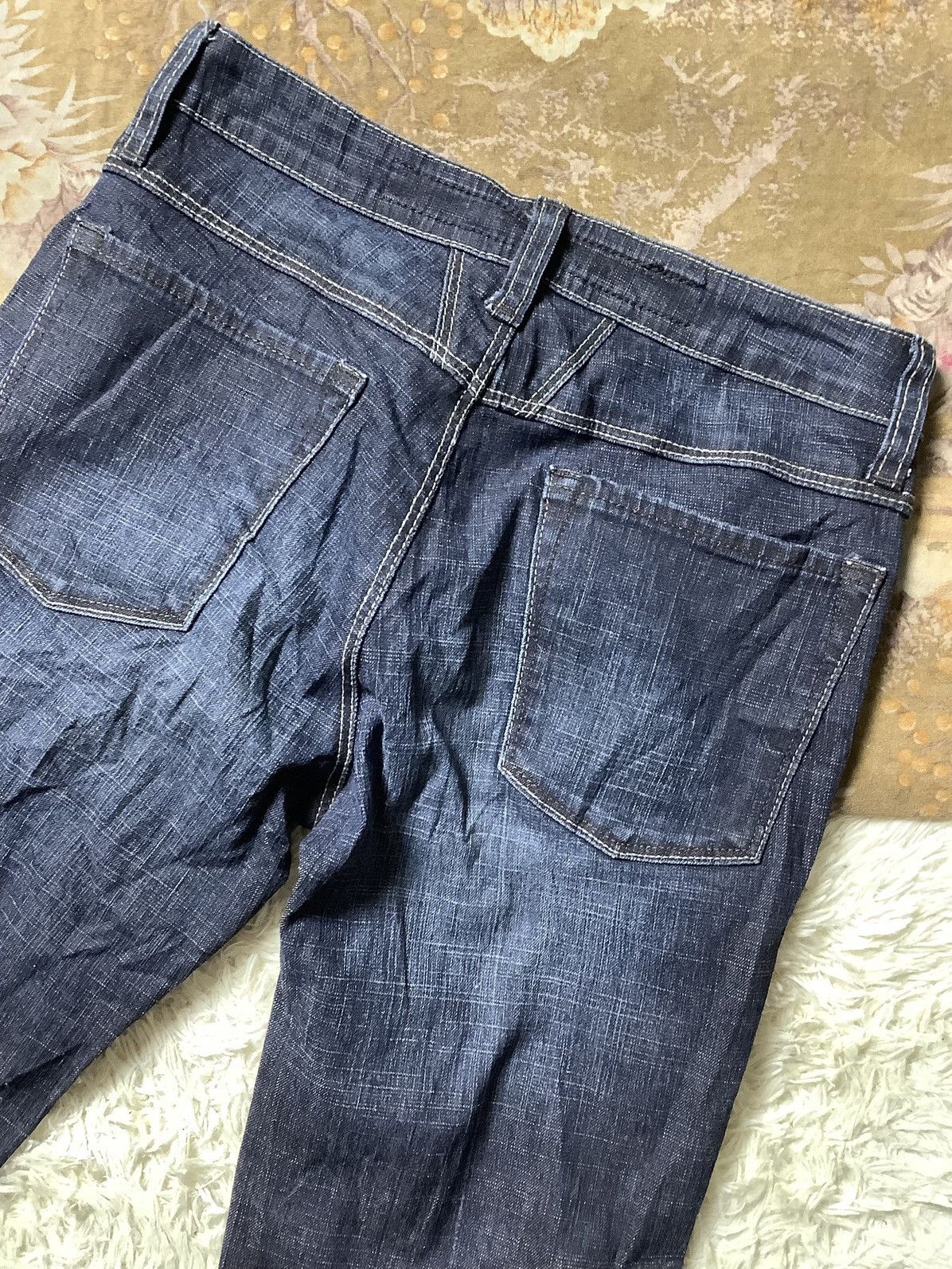 Japanese Brand × Marithe + Francois Girbaud Marithe Francois Girbaud Faded Blue Flare Jeans Size US 26 / EU 42 - 10 Thumbnail