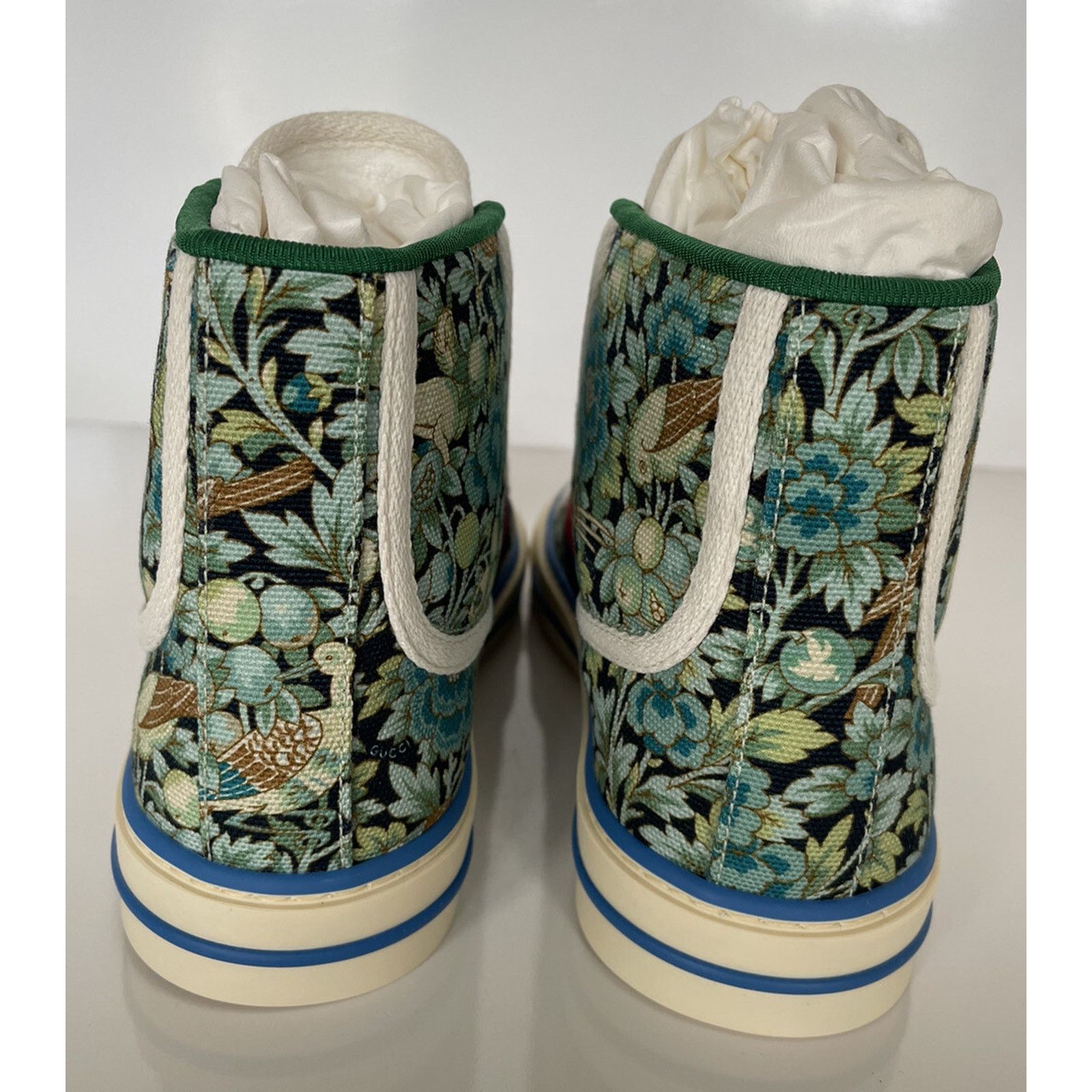 Gucci Gucci Floral Love Affair Tennis High-top Sneakers 6.5 627838 Size US 6.5 / IT 36.5 - 9 Thumbnail