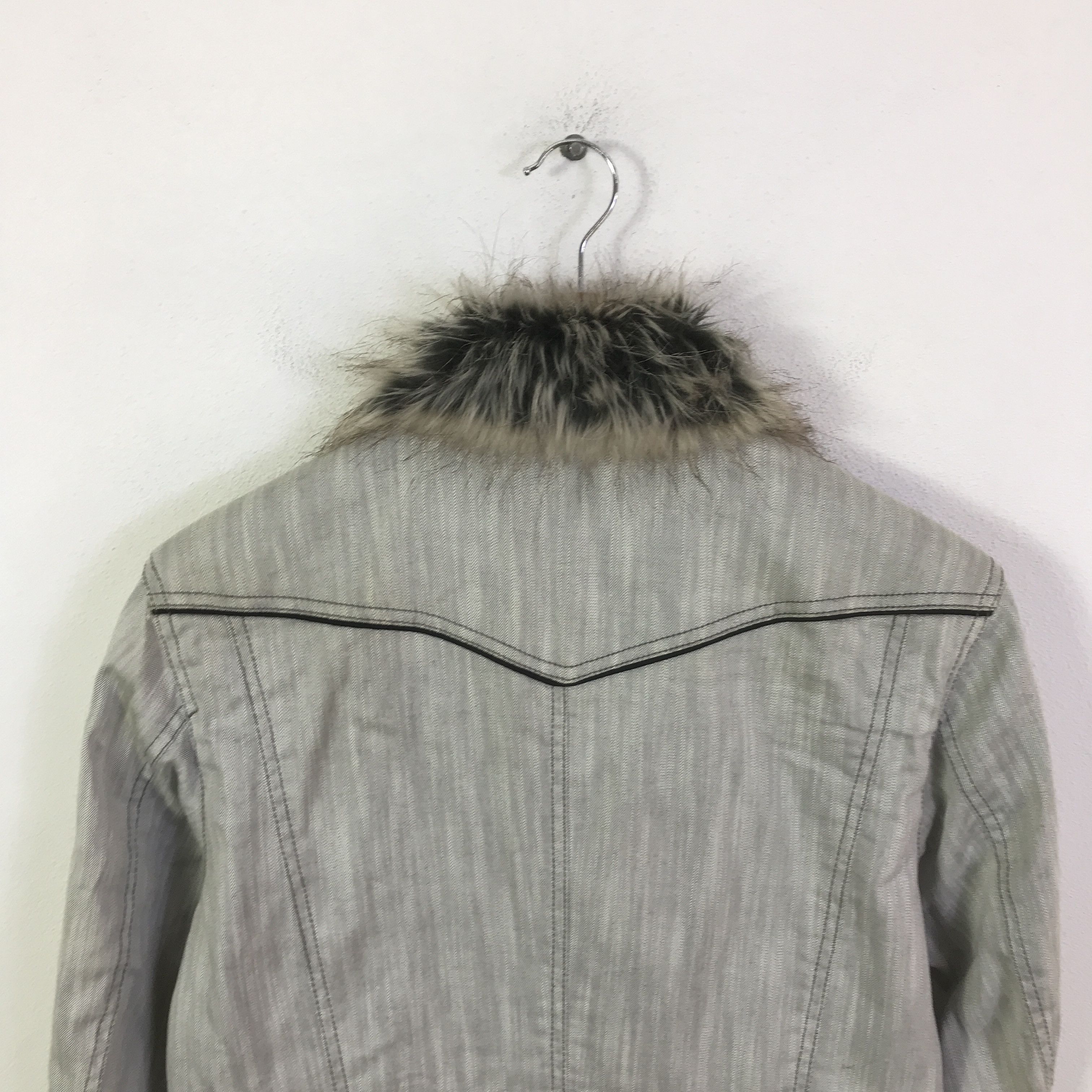 Japanese Brand hideaways Japanese Brand punk Fur Collar jacket K115B6 Size US M / EU 48-50 / 2 - 4 Thumbnail