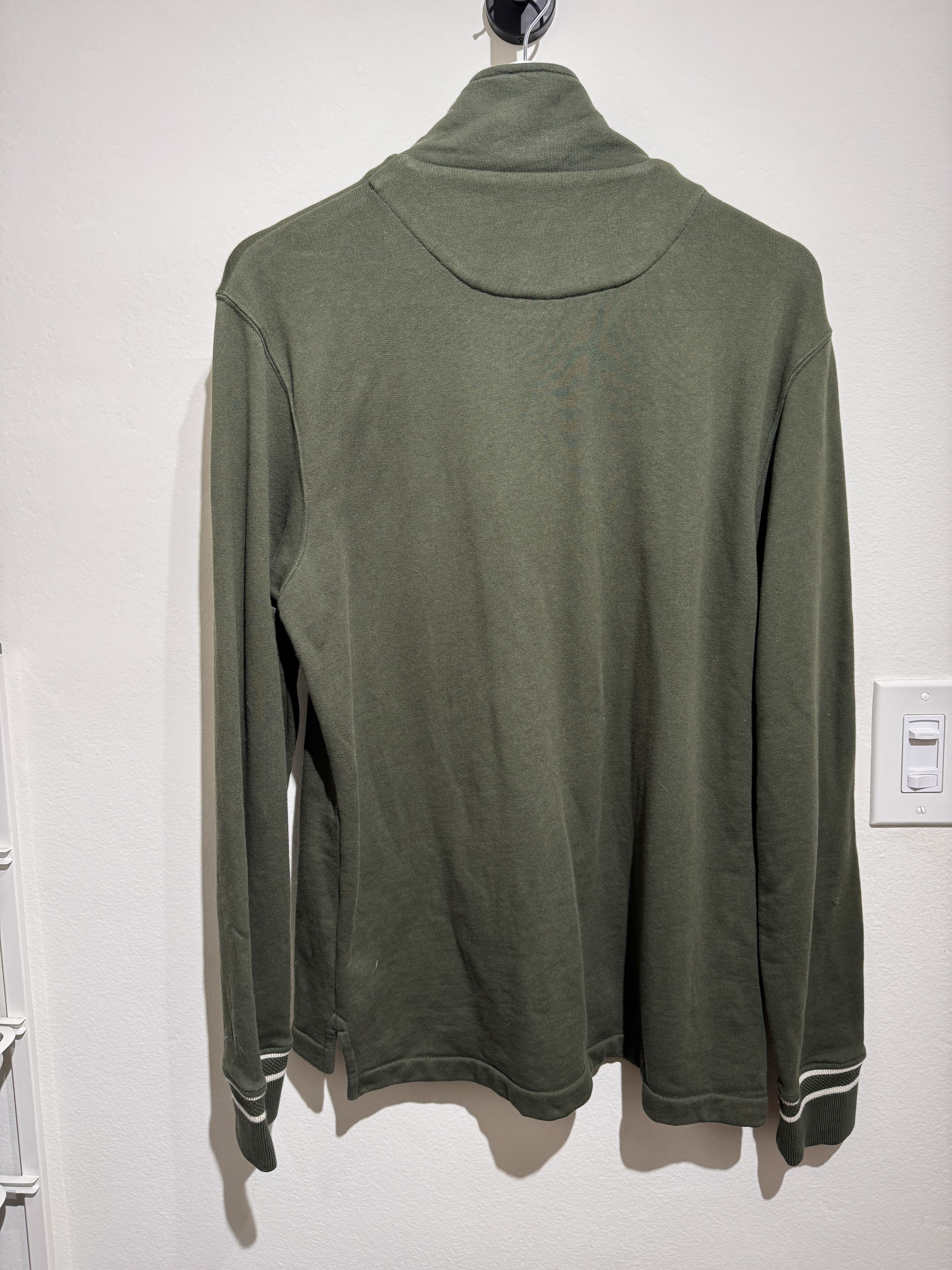 Mr P. Mr P. Quarter-Zip Sweatshirt – Sage Green Size US M / EU 48-50 / 2 - 5 Thumbnail