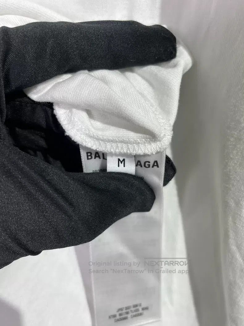 Balenciaga Balenciaga White Rainbow Short Sleeve Size US M / EU 48-50 / 2 - 7 Thumbnail