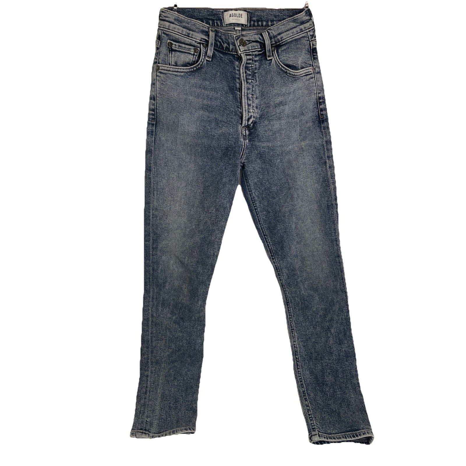 Agolde Agolde Jaime High Rise Jeans Button-Fly Organic Cotton 24 Size 27" / US 4 / IT 40 - 1 Thumbnail