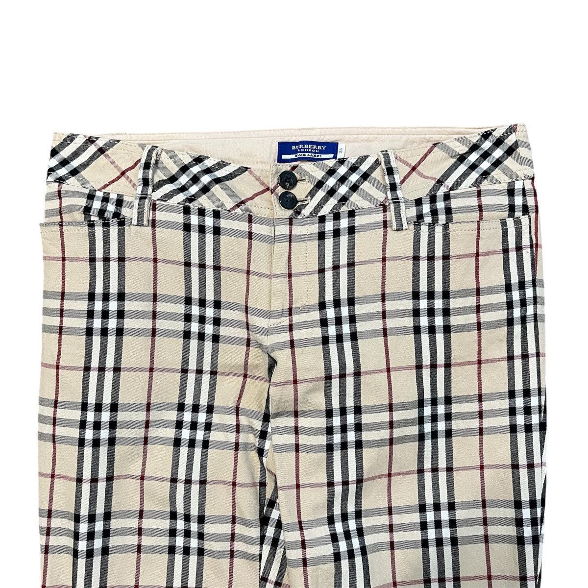 Burberry Women’s Burberry London Blue Label Nova Check Pant Trouser Size US 29 - 3 Thumbnail