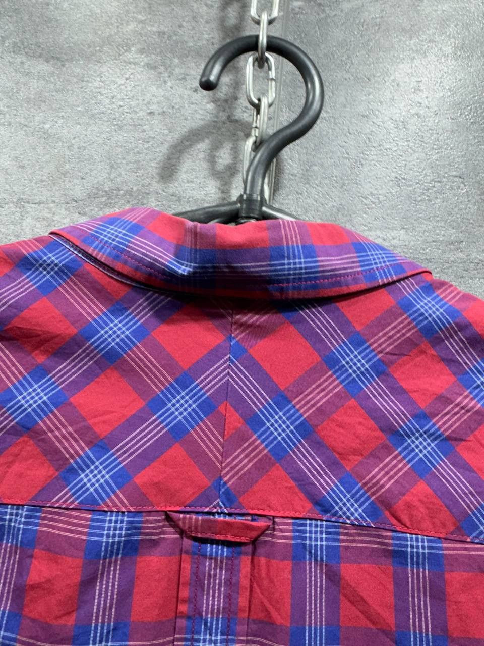 Other Shirt Red Blue checkered FRED PERRY Size US L / EU 52-54 / 3 - 12 Thumbnail