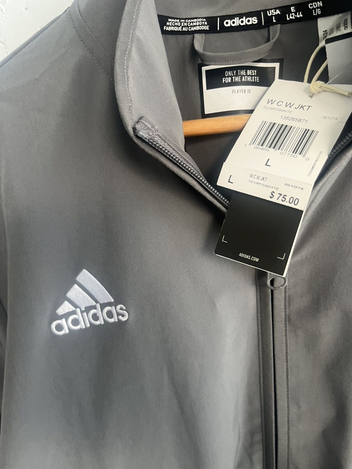 Adidas Adidas Lightweight Windbreaker Utility Jacket - Womens L Size L / US 10 / IT 46 - 6 Thumbnail