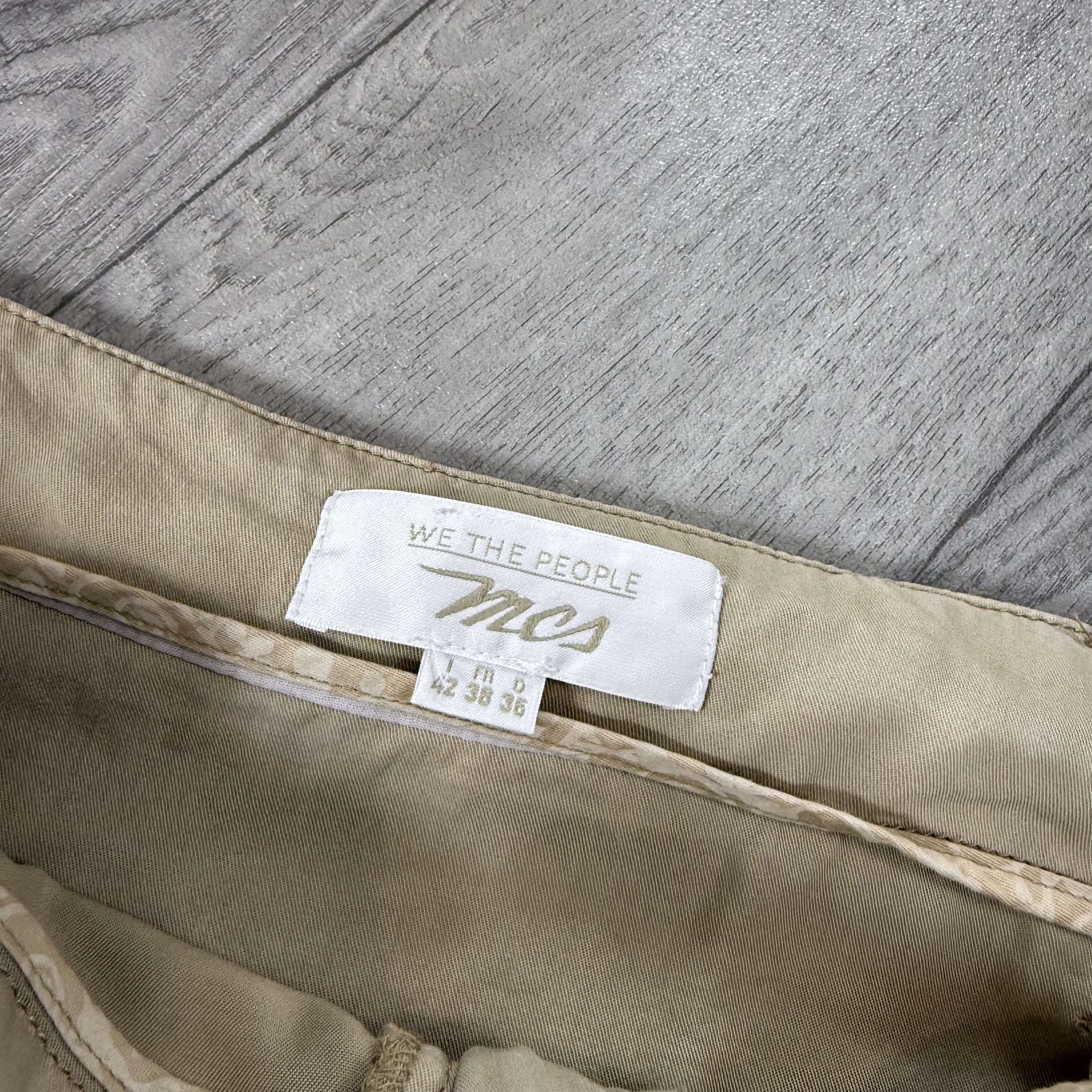 Vintage Vintage Y2K Cargo Pockets Beige Women's Midi Skirt Size 28" / US 6 / IT 42 - 12 Thumbnail