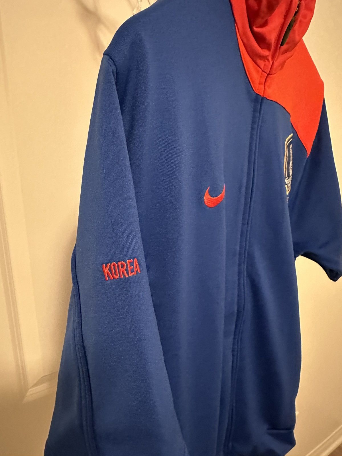 Nike 2008-09 South Korea Nike S/S Track Jacket Size US L / EU 52-54 / 3 - 4 Thumbnail