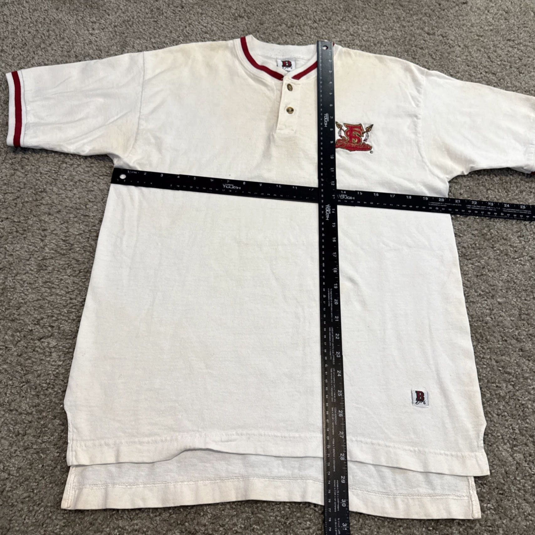 Vintage VINTAGE Florida State Seminoles FSU White NCAA Henley T-Shirt M Mens 90s Boa Sportswear Size US M / EU 48-50 / 2 - 4 Thumbnail