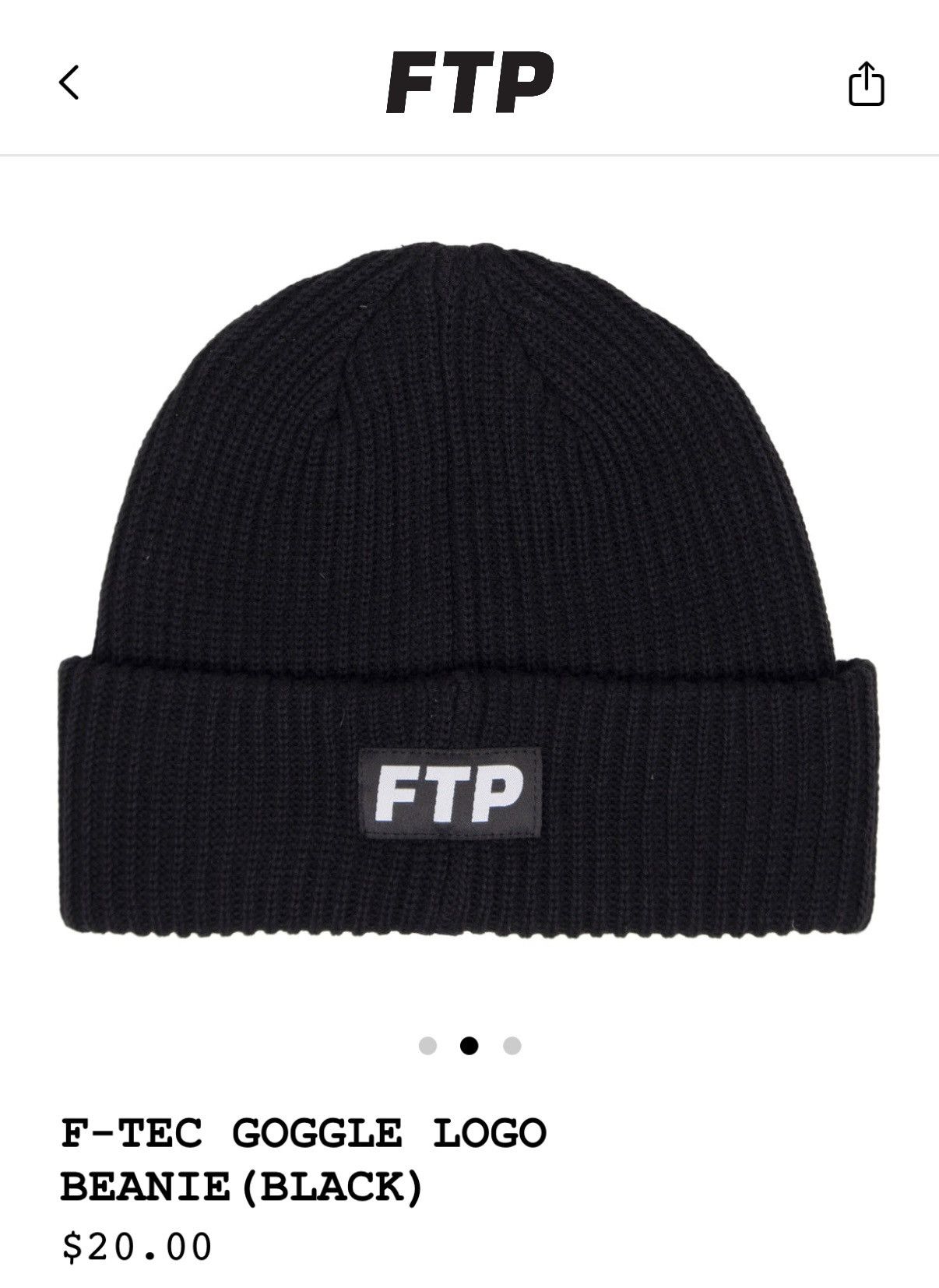 Fuck The Population FTP F-TEC BEENIE GOOGLES Size ONE SIZE - 1 Thumbnail
