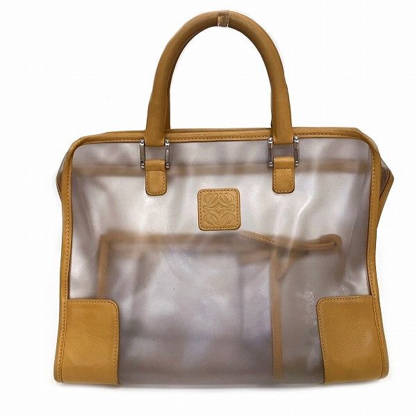 Loewe Loewe Loewe Anagram Amazona Handbag Tote Bag Plastic Handbag in Good Condition Size ONE SIZE - 1 Thumbnail