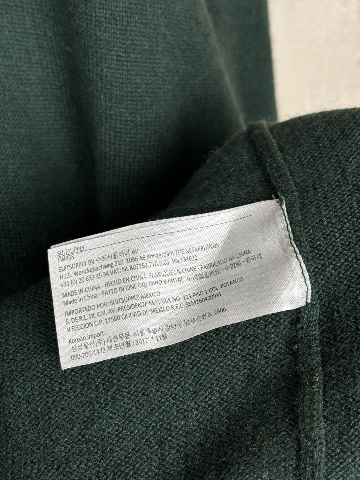 Suitsupply Suitsupply Pure Cashmere Crew Neck Sweater Size fits XL Size US XL / EU 56 / 4 - 8 Thumbnail