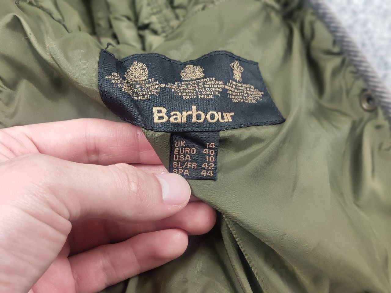 Barbour Vintage Barbour England Design Classic Green Quality Jacket Size L / US 10 / IT 46 - 14 Thumbnail