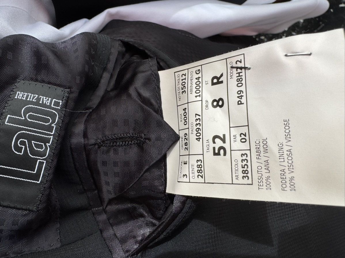Pal Zileri Pal Ziler Black suit 52 three pieces Size 52R - 6 Thumbnail