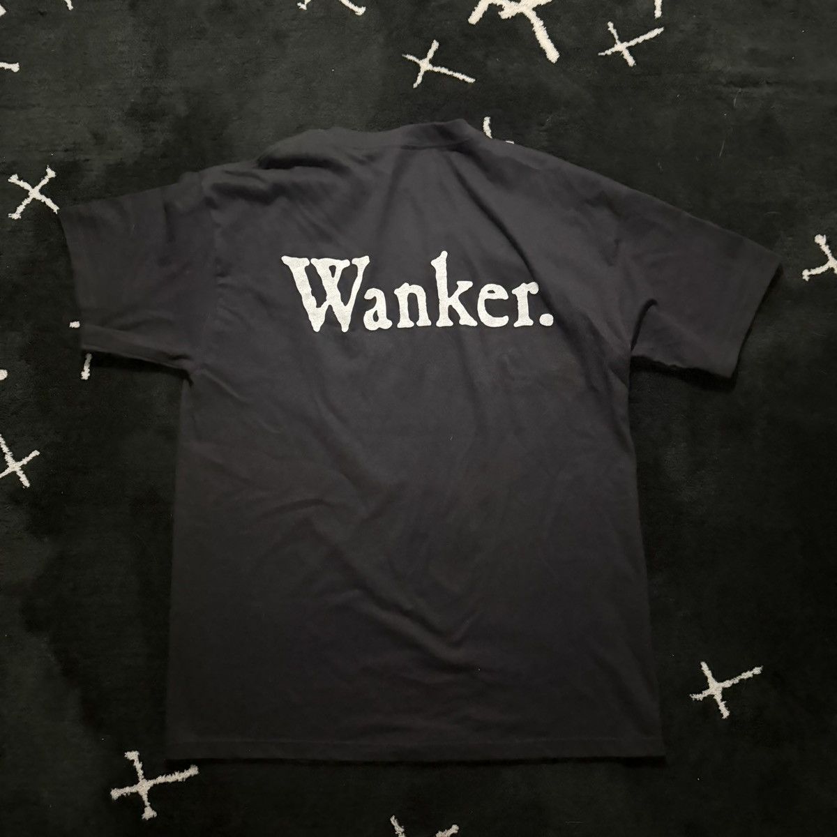 Vintage Cradle of Filth - “Wanker” T Shirt Size US XL / EU 56 / 4 - 2 Thumbnail