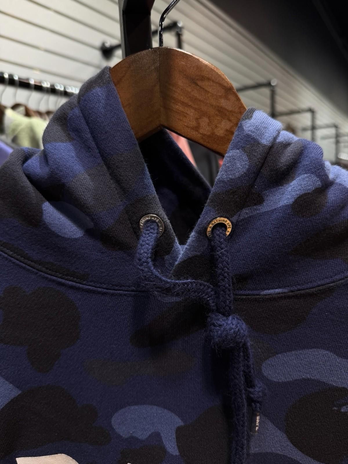 Other A Bathing Ape BAPE Blue Camo Pullover Hoodie Size Large Size US L / EU 52-54 / 3 - 9 Thumbnail