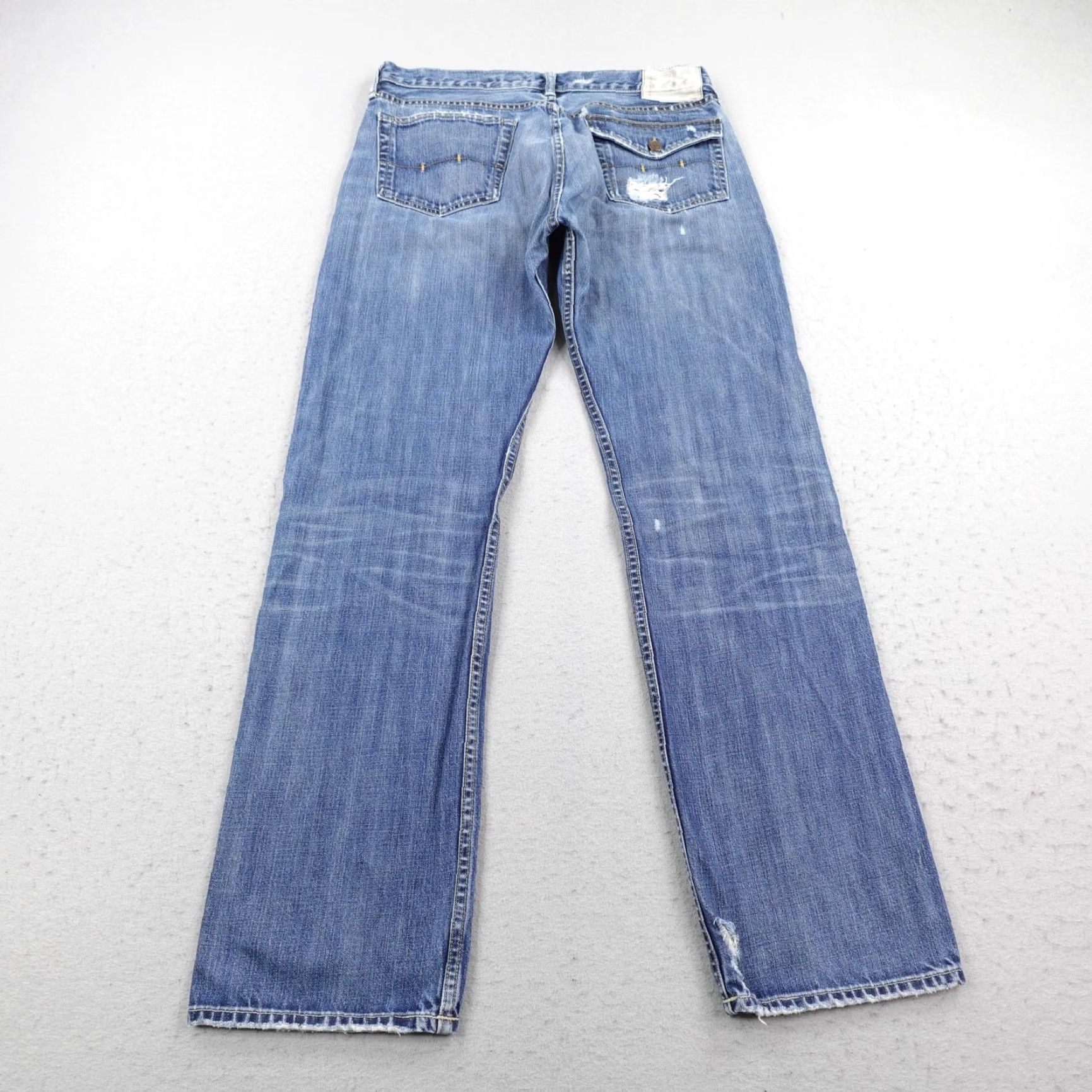 Polo Ralph Lauren Polo Ralph Lauren Jeans Mens 34x34 Denim Blue Distressed Faded 867 York Classic Straight Size US S / EU 44-46 / 1 - 4 Thumbnail