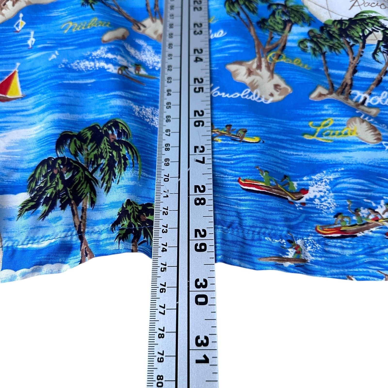 Ocean Pacific Vintage Ocean Pacific Hawaiian Shirt Men’s Large Blue Beach Size US L / EU 52-54 / 3 - 11 Thumbnail