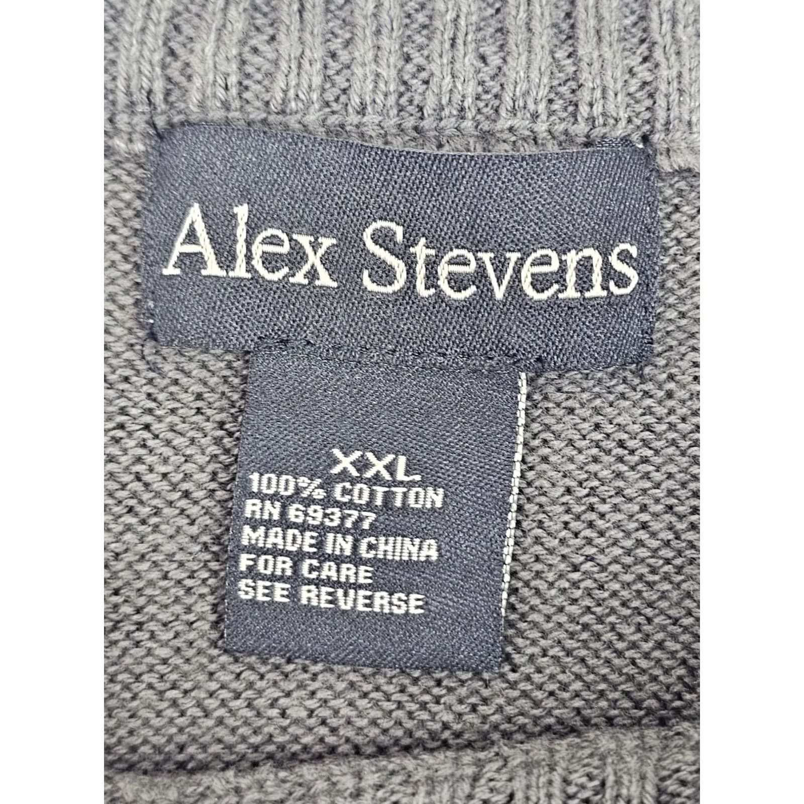 Olive Alex Stevens Knit Sweater Men XXL Olive Green Hooping Candy Cane Bear Crew Christmas Winter Vintage? Size US XXL / EU 58 / 5 - 3 Thumbnail