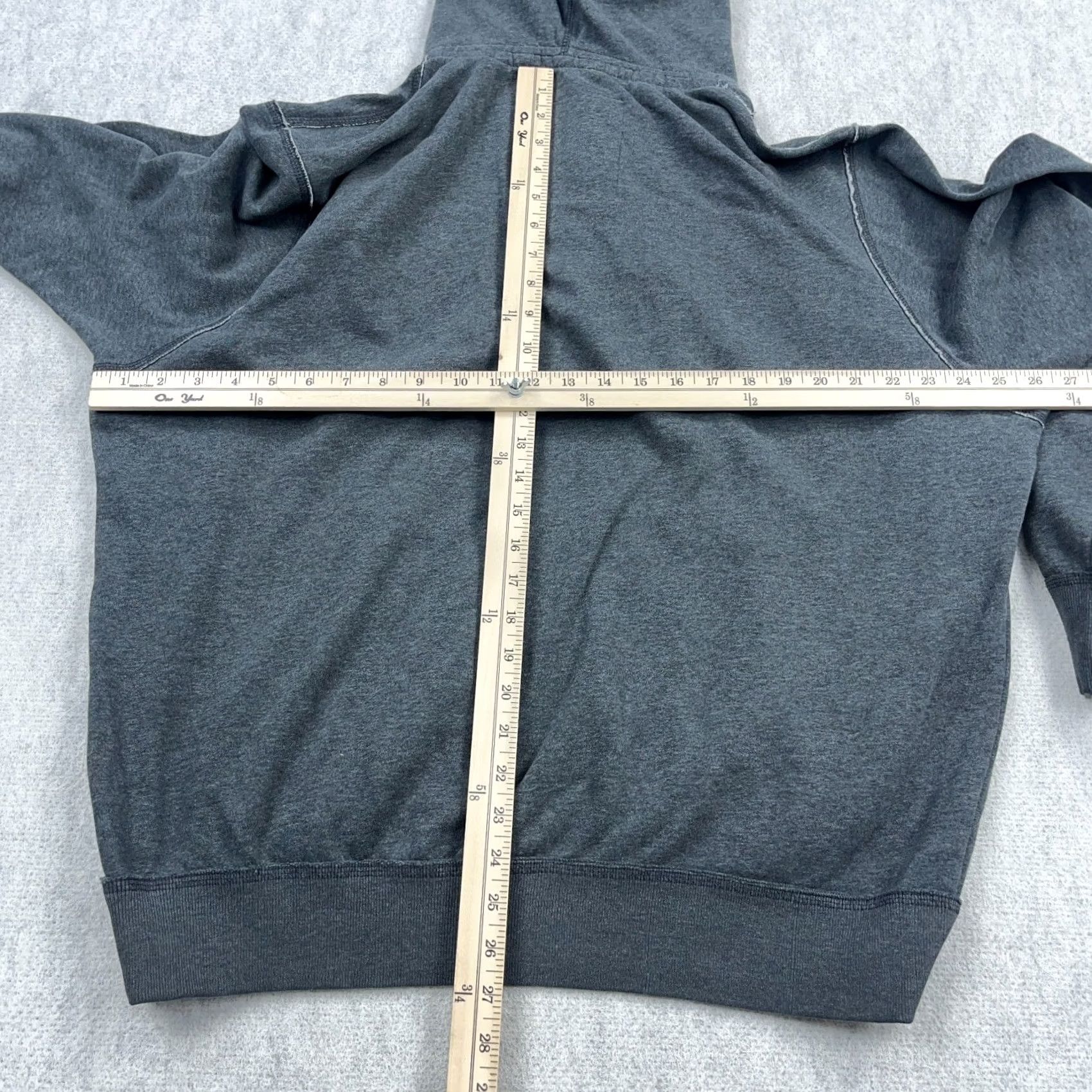 Aeropostale VINTAGE Aeropostale Hoodie Men XL Gray Graphic Print Hooded Sweatshirt Size US XL / EU 56 / 4 - 6 Thumbnail