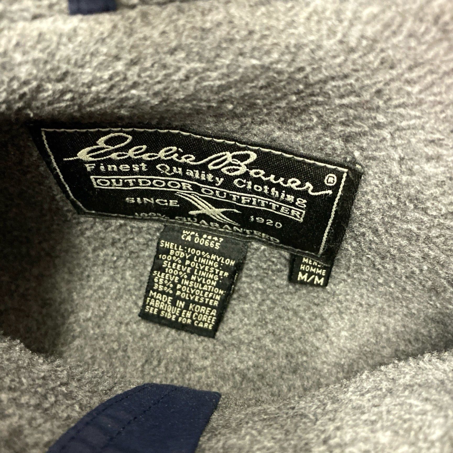 Eddie Bauer VINTAGE Eddie Bauer Jacket Windbreaker Lined Shell Outdoors Mens Medium Blue Windbreaker Shell Lined Outdoors Trek Hiking M Mens Size US M / EU 48-50 / 2 - 3 Thumbnail