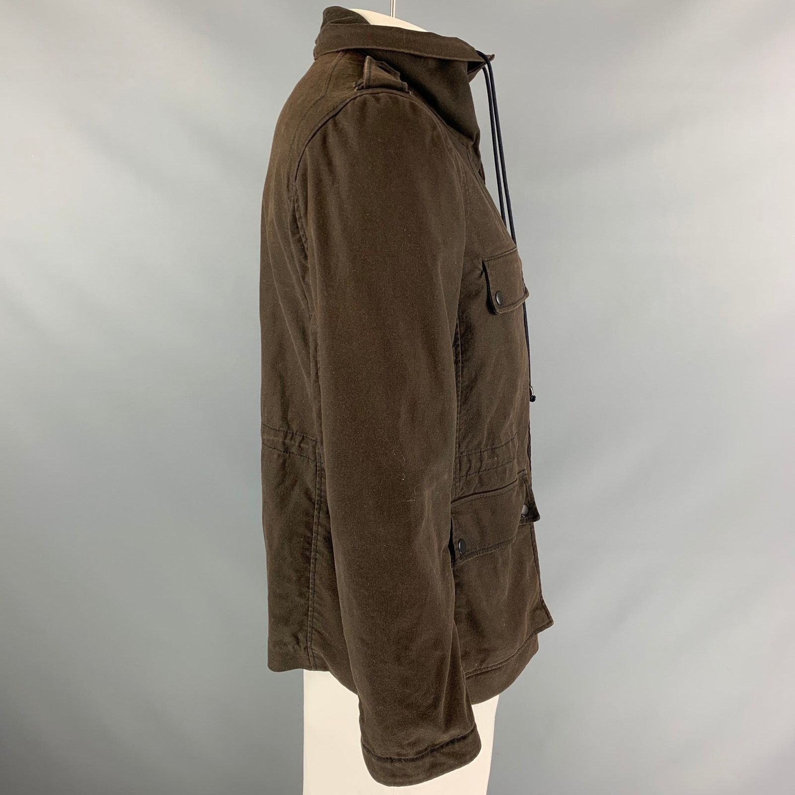 3.1 Phillip Lim 3.1 PHILLIP LIM Size L Brown Cotton Utility Coat Size US L / EU 52-54 / 3 - 3 Thumbnail