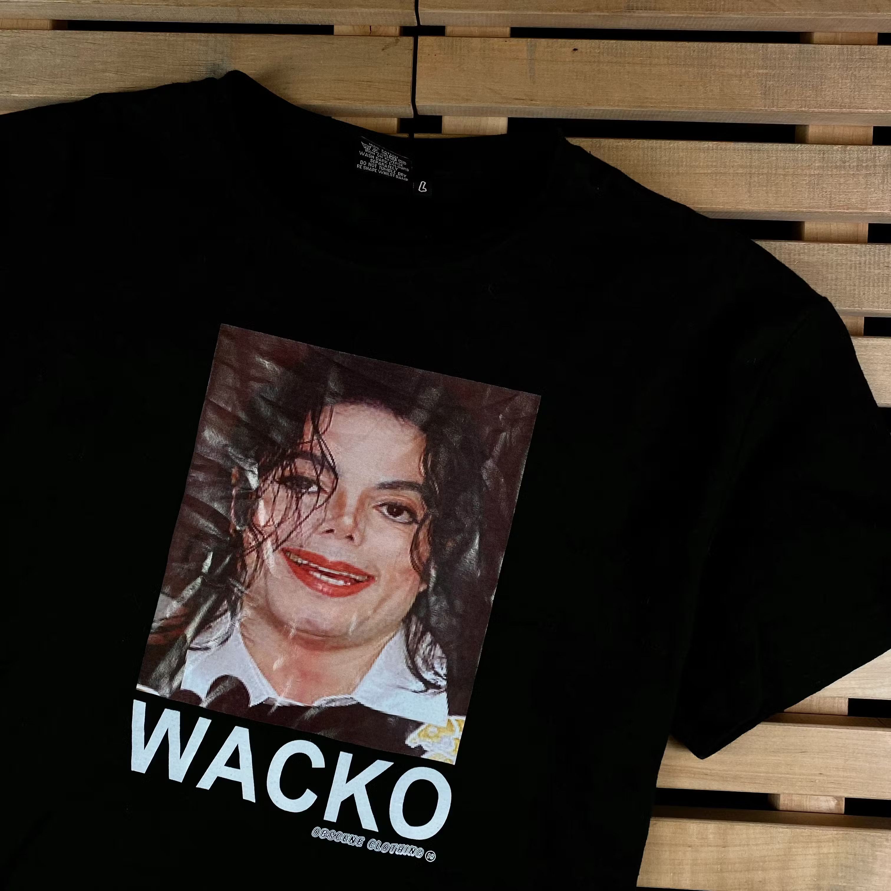 Band Tees Mens Vintage T Shirt Michael Jackson Size L Size US L / EU 52-54 / 3 - 2 Thumbnail