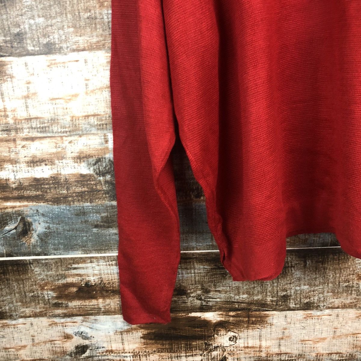 Homespun Knitwear × Japanese Brand Freaks Store Red palin Knitwear #A1858 Size M / US 6-8 / IT 42-44 - 7 Thumbnail