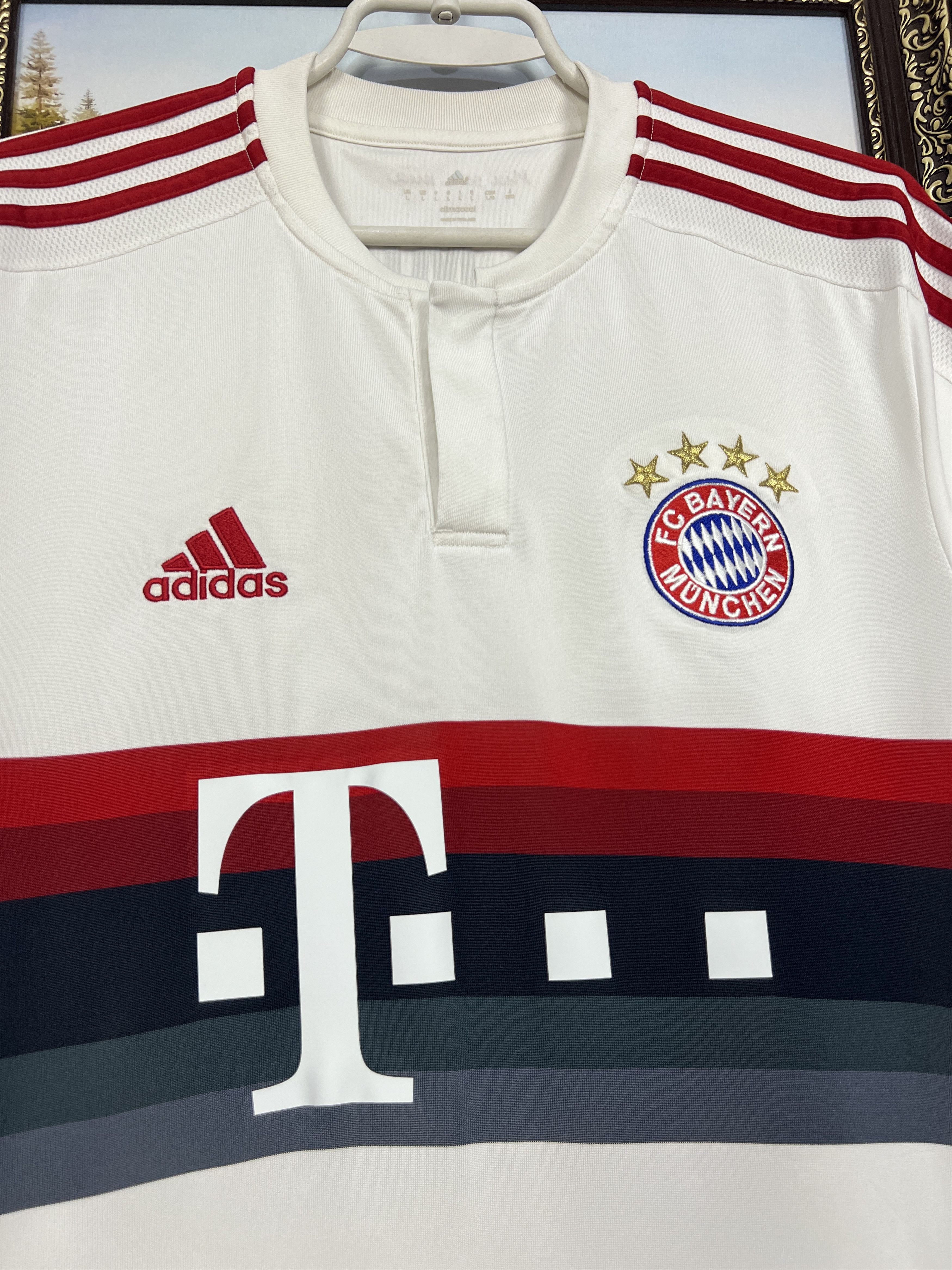 Adidas Bayern Munich Away football shirt 2015 Soccer Jersey Trikot Size US L / EU 52-54 / 3 - 3 Thumbnail