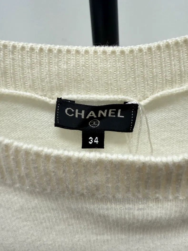 Chanel Chanel Round-neck knitwear sweater Size XXS / US 00 / IT 34 - 7 Thumbnail