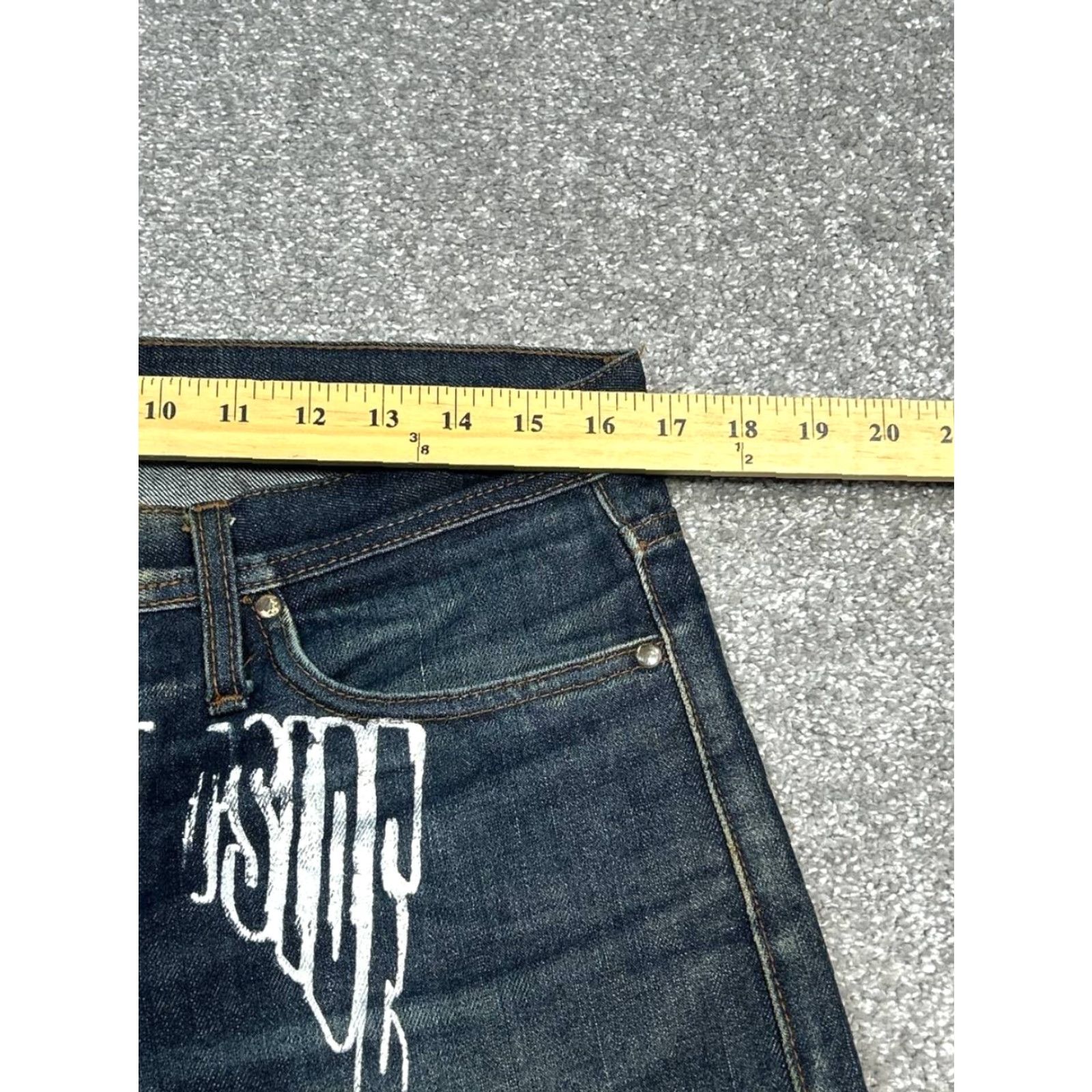 The Unbranded Brand The Unbranded Brand 14.5oz Selvedge Jeans Mens 33 Blue Skinny Straight 33x29 Jeans Men 33 Blue Skinny Straight 14.5oz Selvedge 33 Mens Size US 33 - 3 Thumbnail