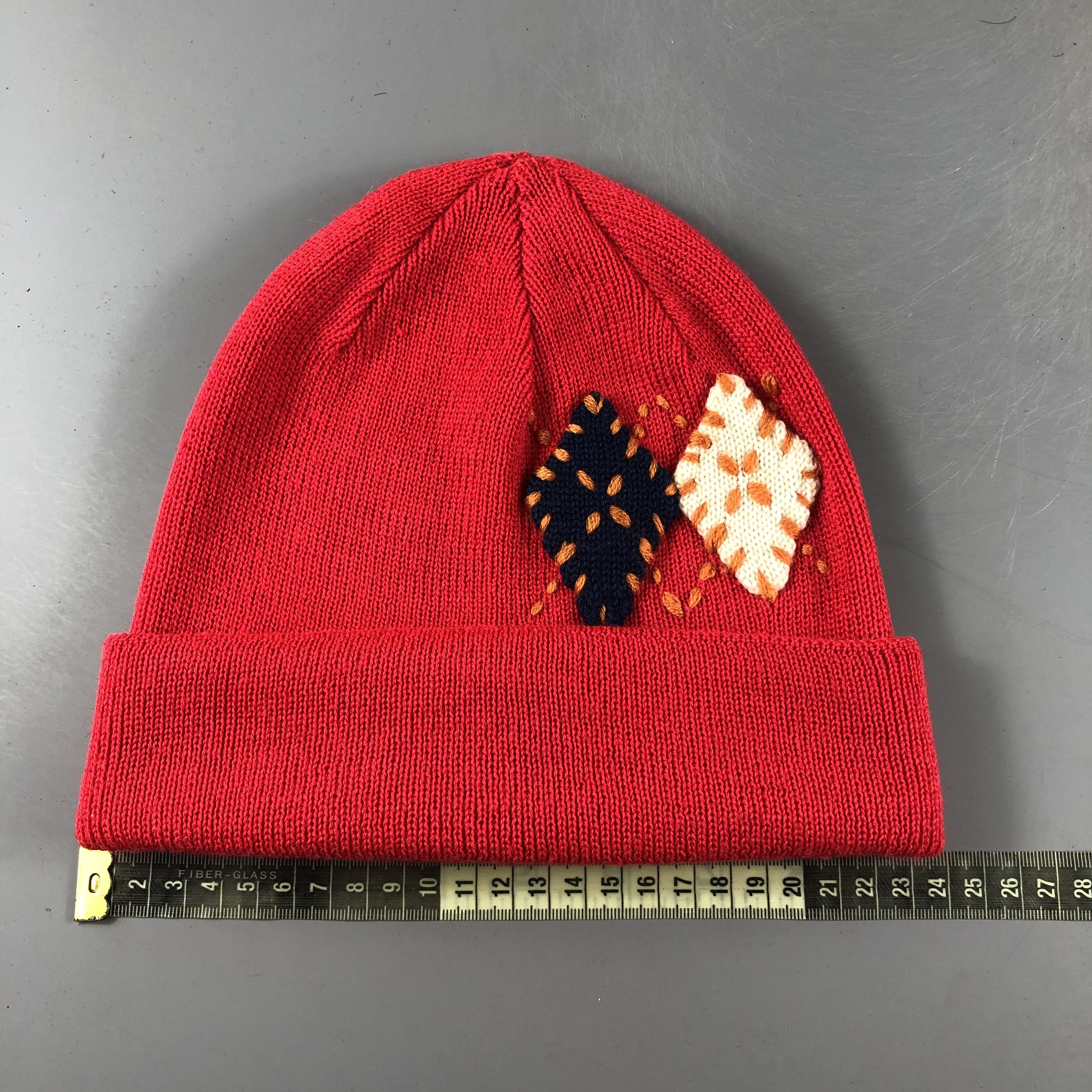 Japanese Brand × Vintage Sashiko Minimalist Beanie Snow Hat Snow Cap -D124 Size ONE SIZE - 3 Thumbnail