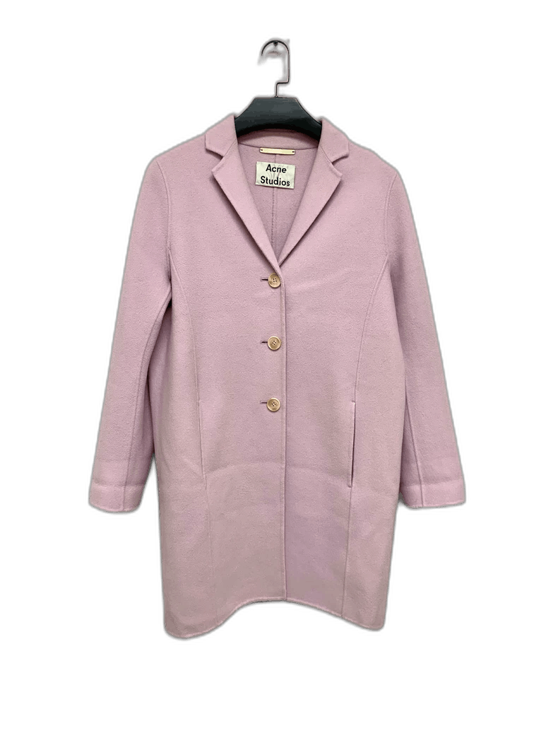 Acne Studios Cashmere Coat in Pink