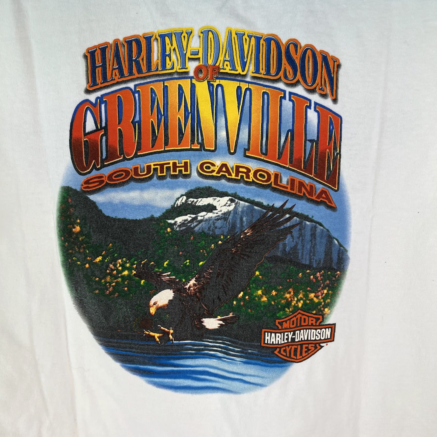 Harley Davidson Harley-Davidson T-Shirt Harley Davidson Motorcycle White 2003 Mens XL Cotton Crew Neck Short Sleeve Graphic Print Size US XL / EU 56 / 4 - 2 Thumbnail