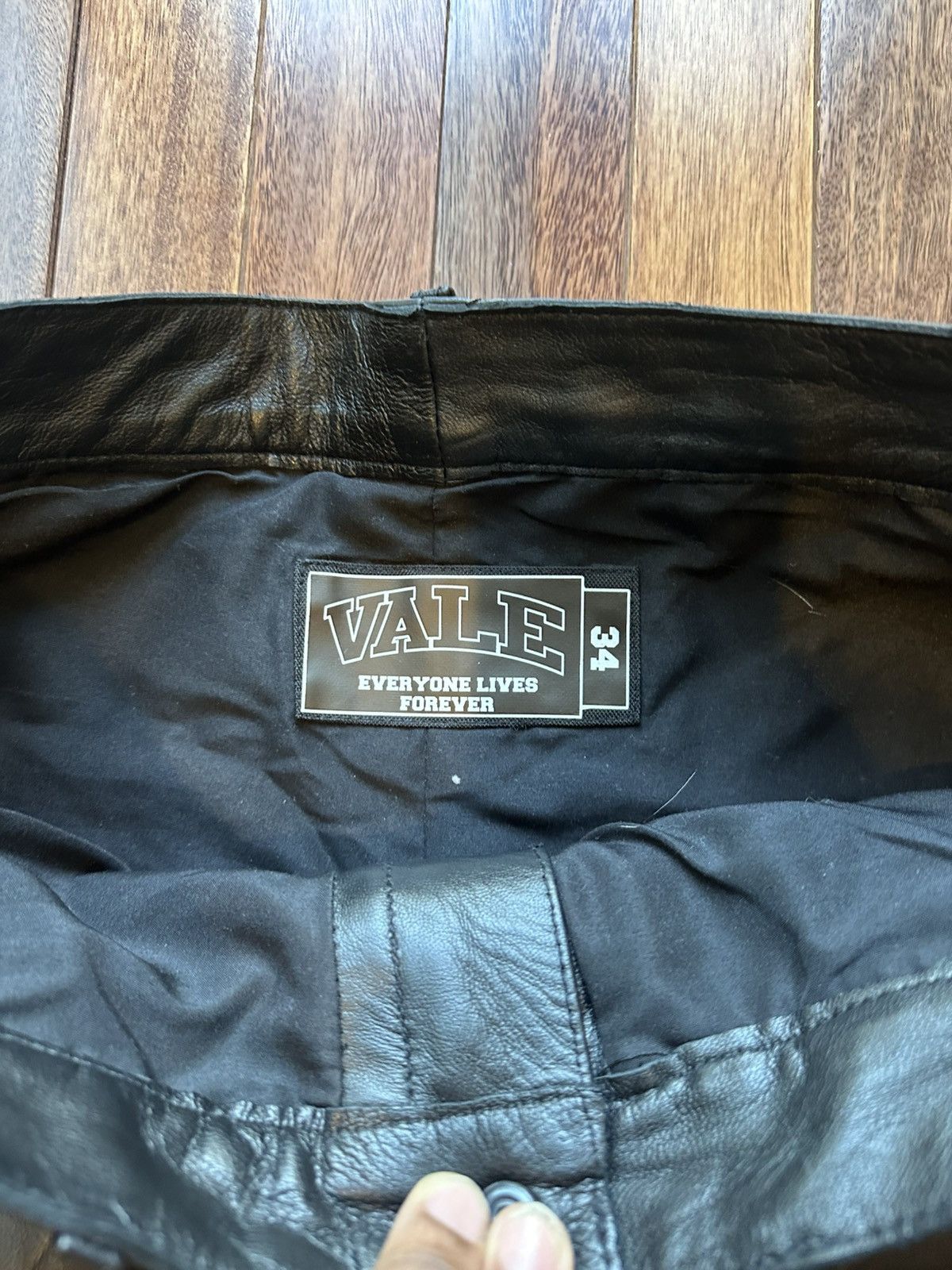 Vale Vale Kill Bill Moto Pants - black - Faux Leather - size 34 Size US 34 / EU 50 - 4 Thumbnail