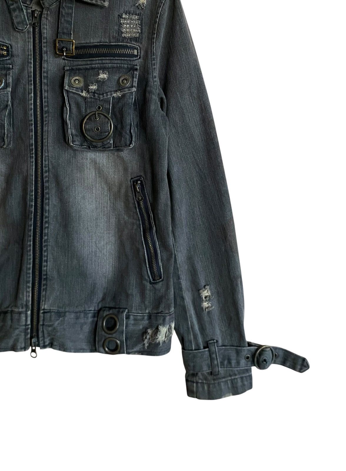 In The Attic Very Rare Vintage In The Attic Tactical Denim Shirt 1990s Size US M / EU 48-50 / 2 - 6 Thumbnail