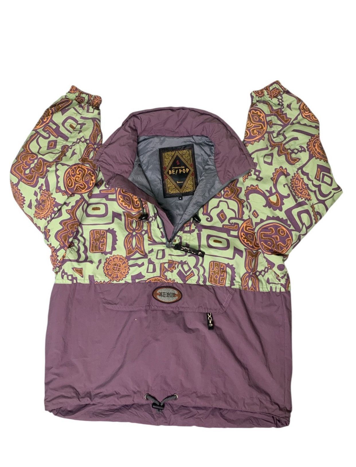 Japanese Brand Rare Design Vintage Crossoverfun Be-pop Half Zipper Jackets Size US M / EU 48-50 / 2 - 3 Thumbnail