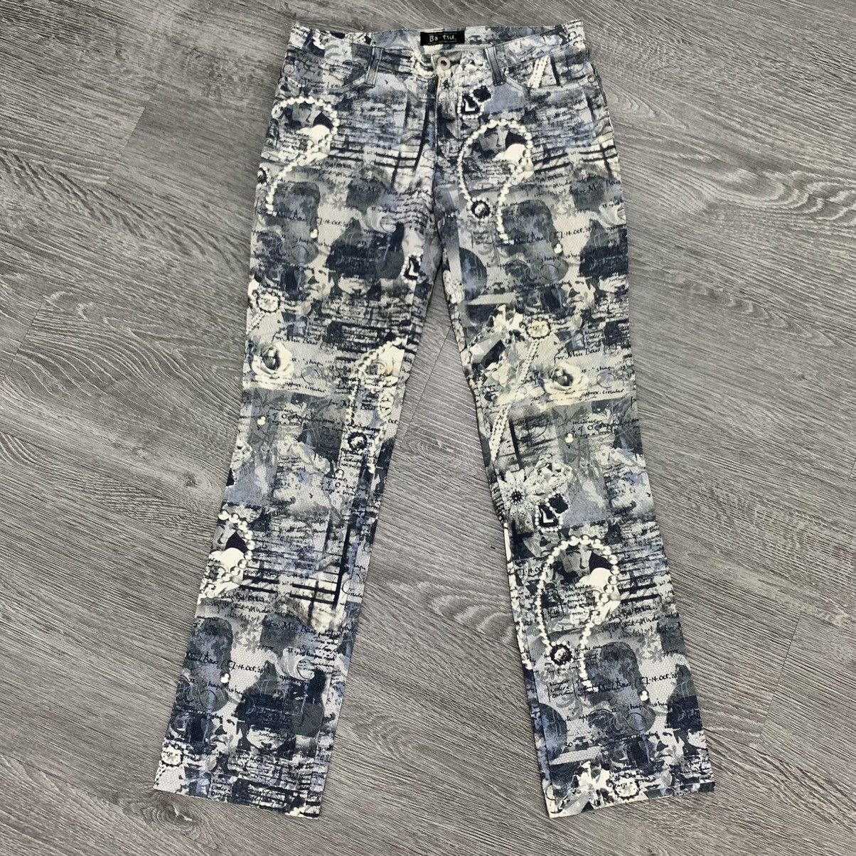 20471120 🇯🇵Ba-tsu Printed Punk Style Pant🇯🇵 Size US 26 / EU 42 - 1 Thumbnail