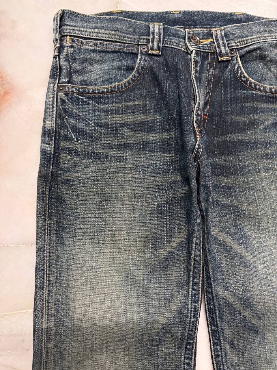 Wrangler VINTAGE WRANGLER FADED DISTRESSED BLUE JEANS Y2K Size US 29 - 7 Thumbnail