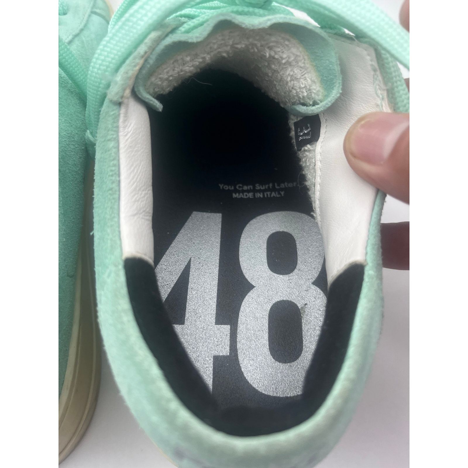 P448 P448 Jack Suede Trainers Sneakers Aqua Teal Women’s Size 7 Size US 7 / IT 37 - 7 Thumbnail