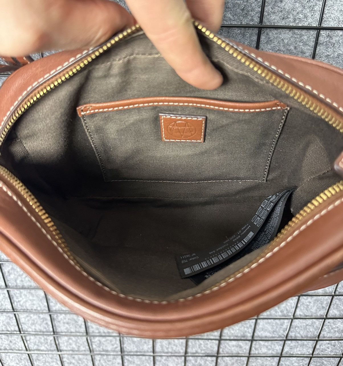 Genuine Leather Massimo Dutti Genuine Leather Crossbody Bag Size OS Size ONE SIZE - 8 Thumbnail