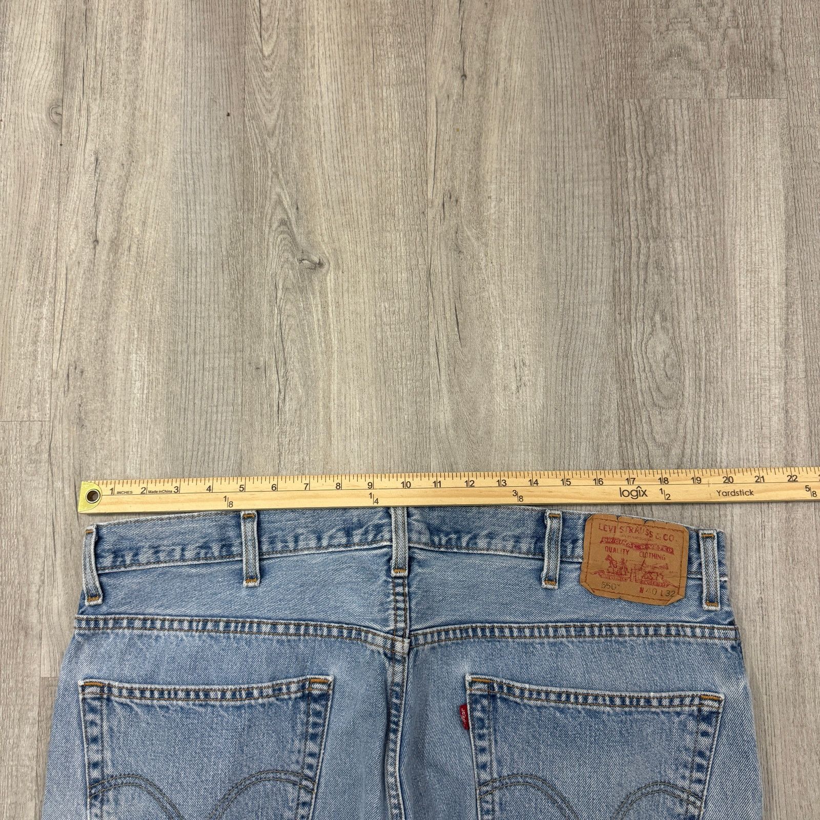 Levi's Vintage Levi's 550 Jeans Men's 40 x 32 Blue Relaxed Fit Size US 40 / EU 56 - 8 Thumbnail