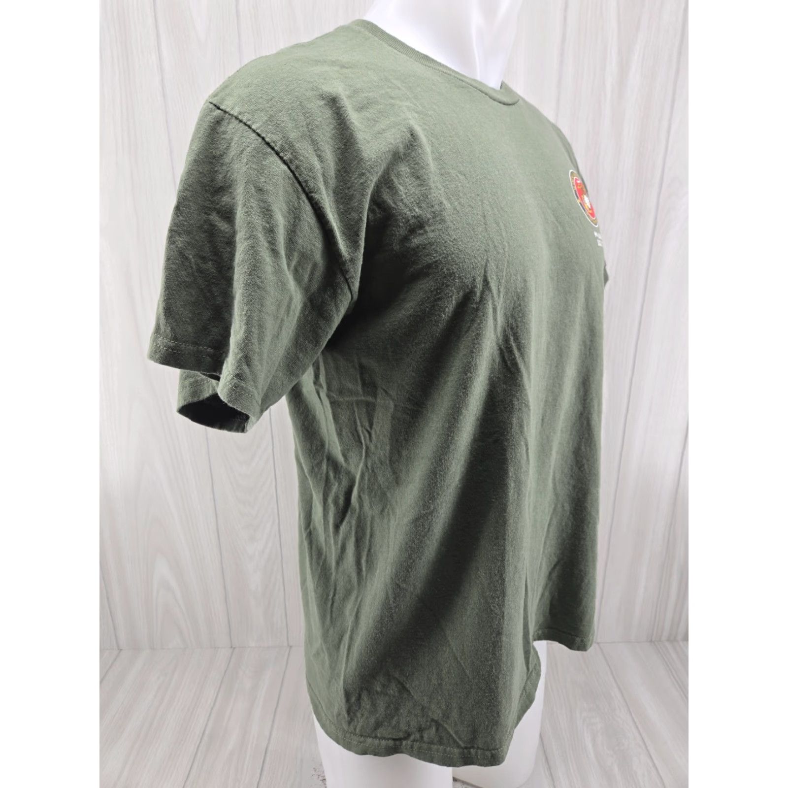 Gildan VINTAGE? No — 9th Veteran Golf Tournament Shirt Men Large Green 2023 Marine Corps League Shirt Polo Mens Golf 2023 Green L Size US L / EU 52-54 / 3 - 7 Thumbnail