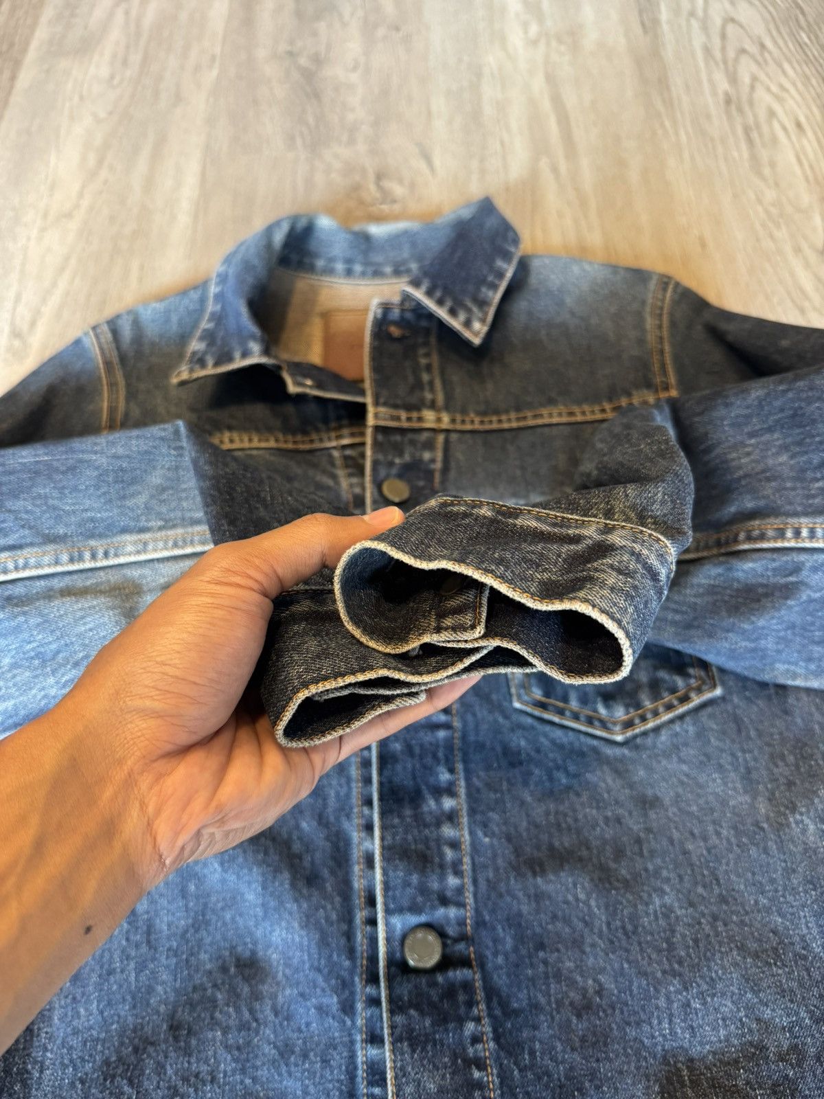Japanese Brand O.Z.O.C DENIM JACKET TYPE l Size US S / EU 44-46 / 1 - 5 Thumbnail