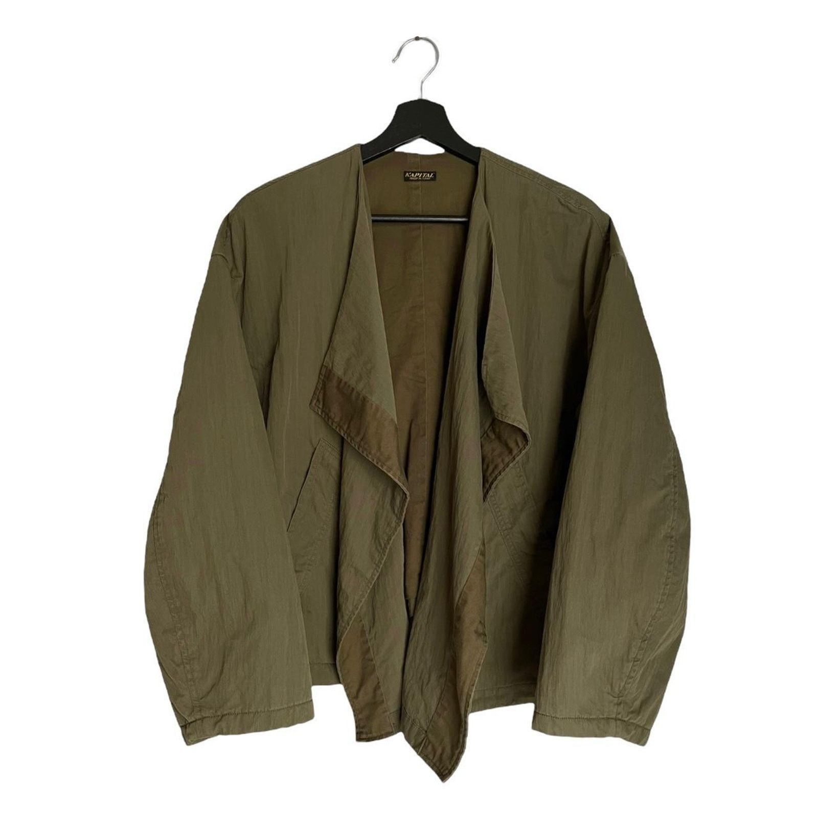 image of Kapital X Japanese Avant-Garde Streetwear Utility Jacket in Green, Men's (Size XS)