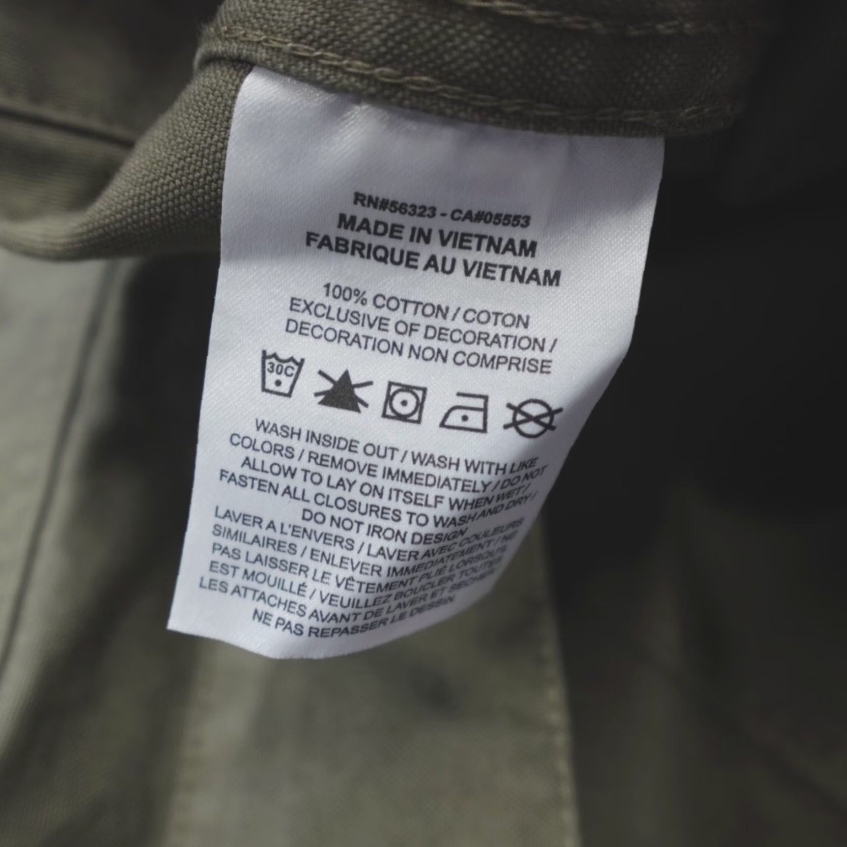 Jordan Brand Jordan Canvas Jacket Olive Green Chore Coat Tatum Chicago HM3880-222 Mens Size L Jacket Mens L Green Canvas Size US L / EU 52-54 / 3 - 4 Thumbnail