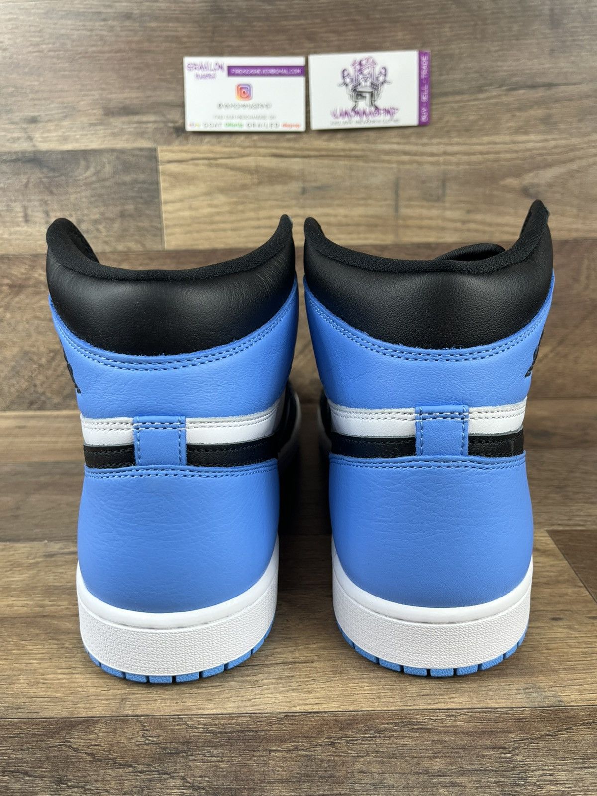 Jordan Brand Air Jordan 1 Retro High OG UNC Toe Size US 12 / EU 45 - 6 Thumbnail