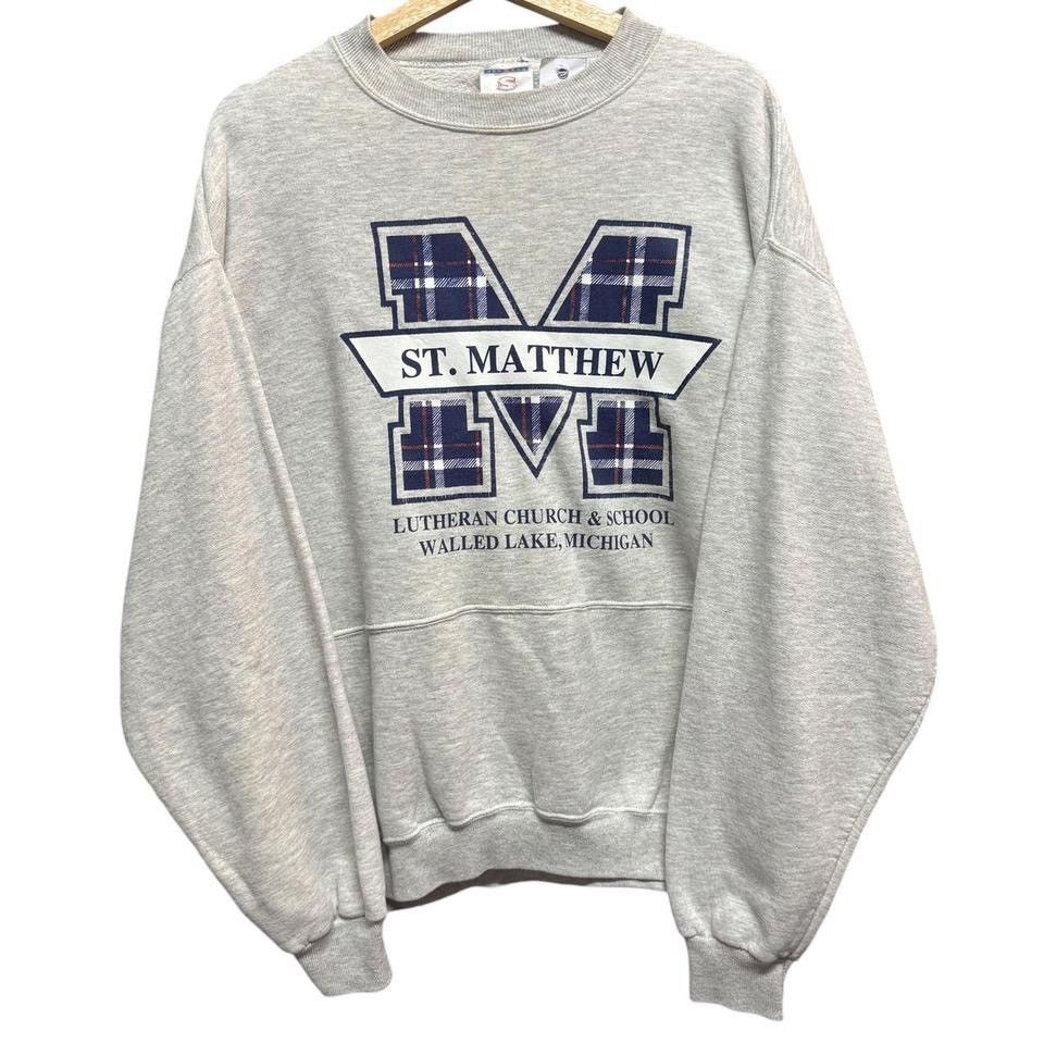 Vintage Vintage St Matthew sweatshirt size: L Size US L / EU 52-54 / 3 - 1 Thumbnail