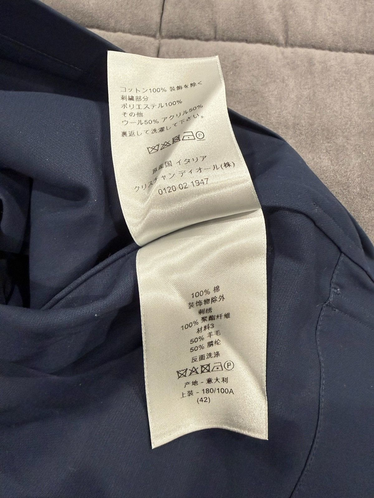 Dior Dior Stussy Navy Mechanic Jacket Size US L / EU 52-54 / 3 - 7 Thumbnail
