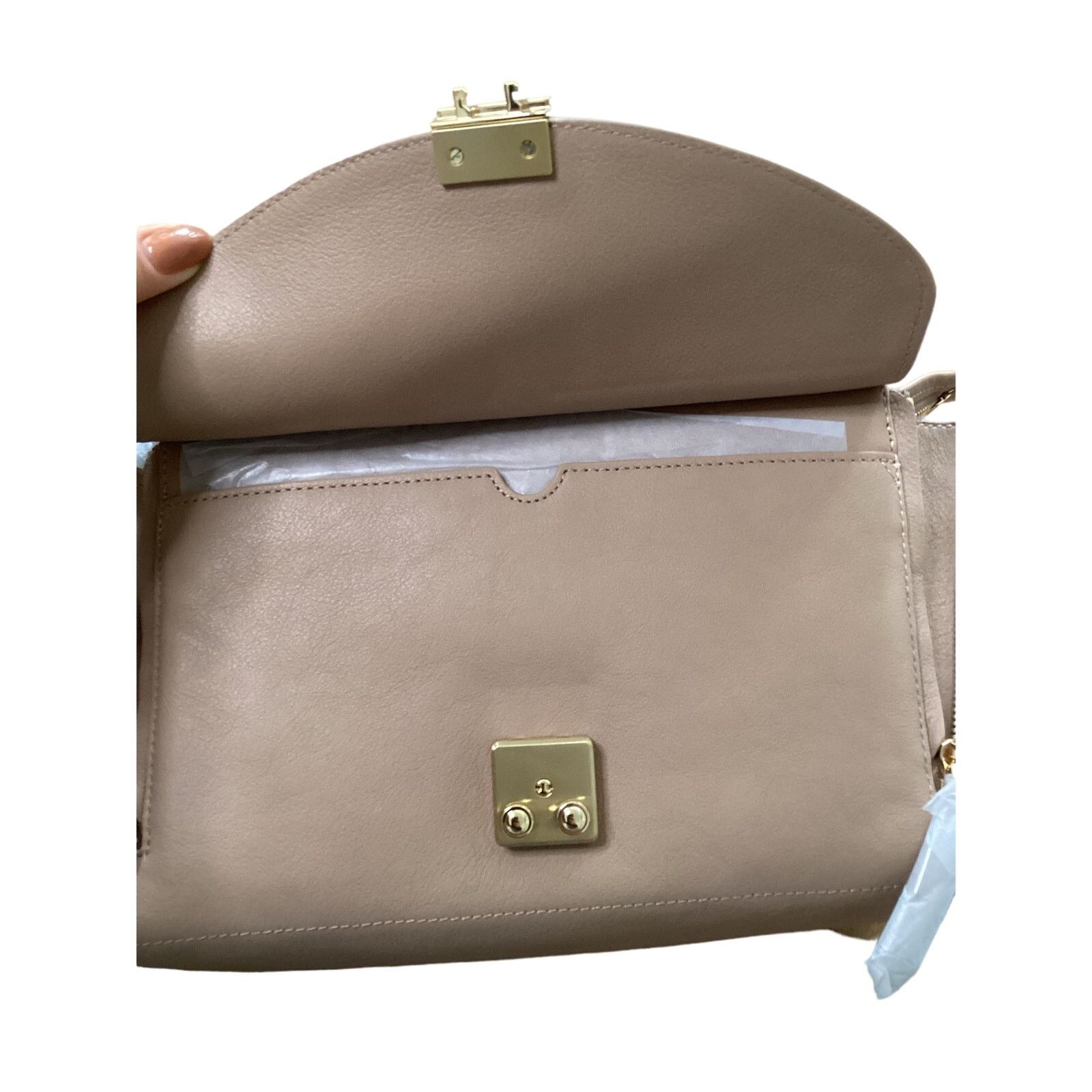 3.1 Phillip Lim NWT 3.1 Phillip Lim Small Pashli Satchel Praline Tan Size ONE SIZE - 12 Thumbnail