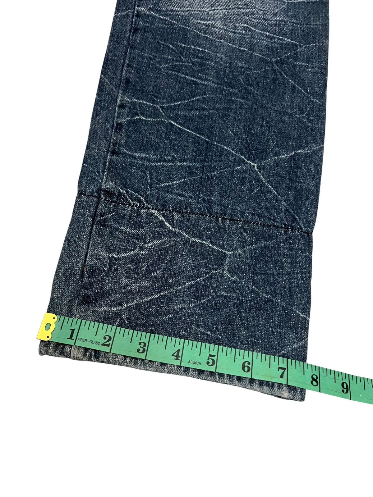 Japanese Brand VINTAGE NYLAUS JAPAN DOUBLE WAIST CLAWMARK JEANS PPFM STYLE Size US 31 - 14 Thumbnail